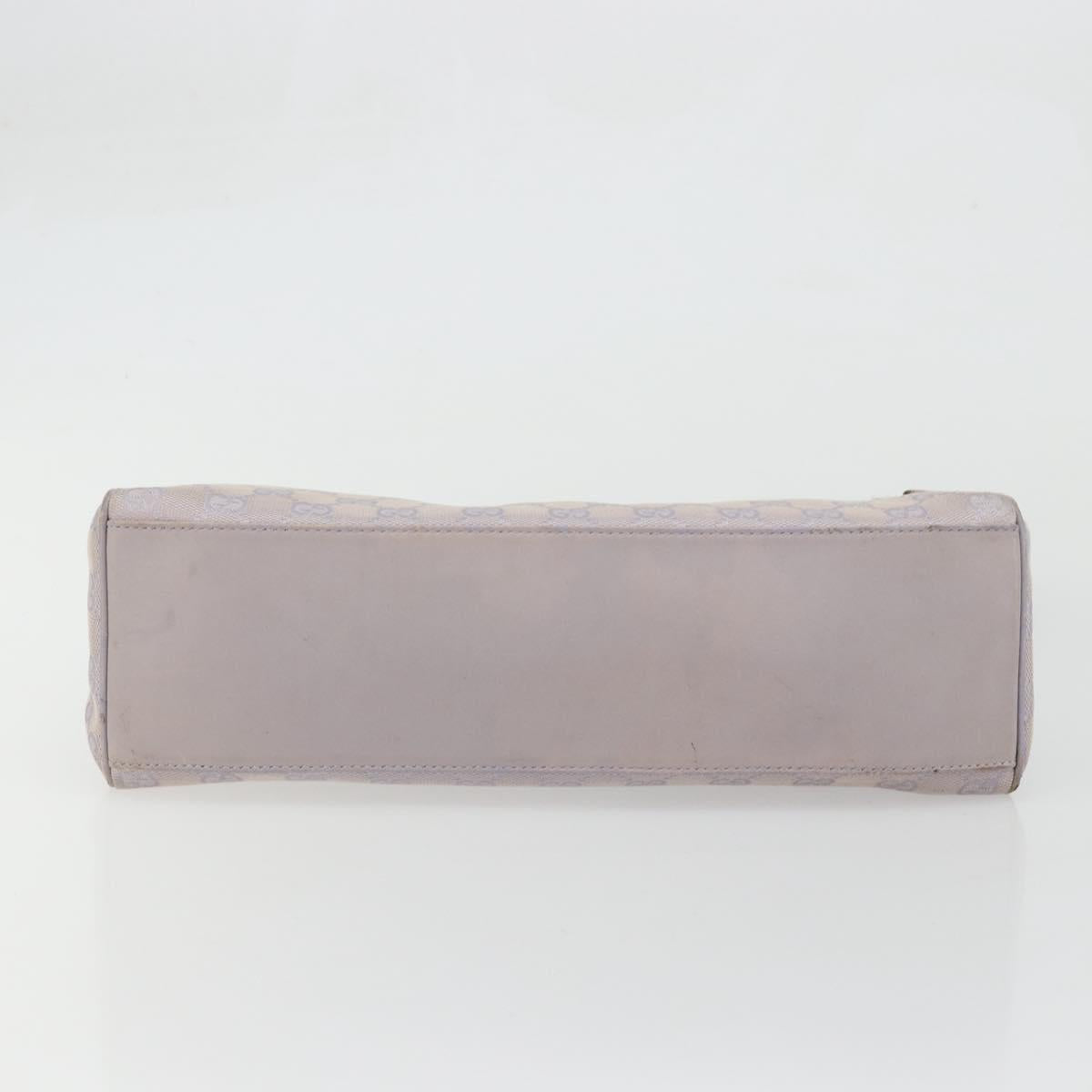 GUCCI GG Canvas Shoulder Bag Purple Gold 92697 Auth hk3677