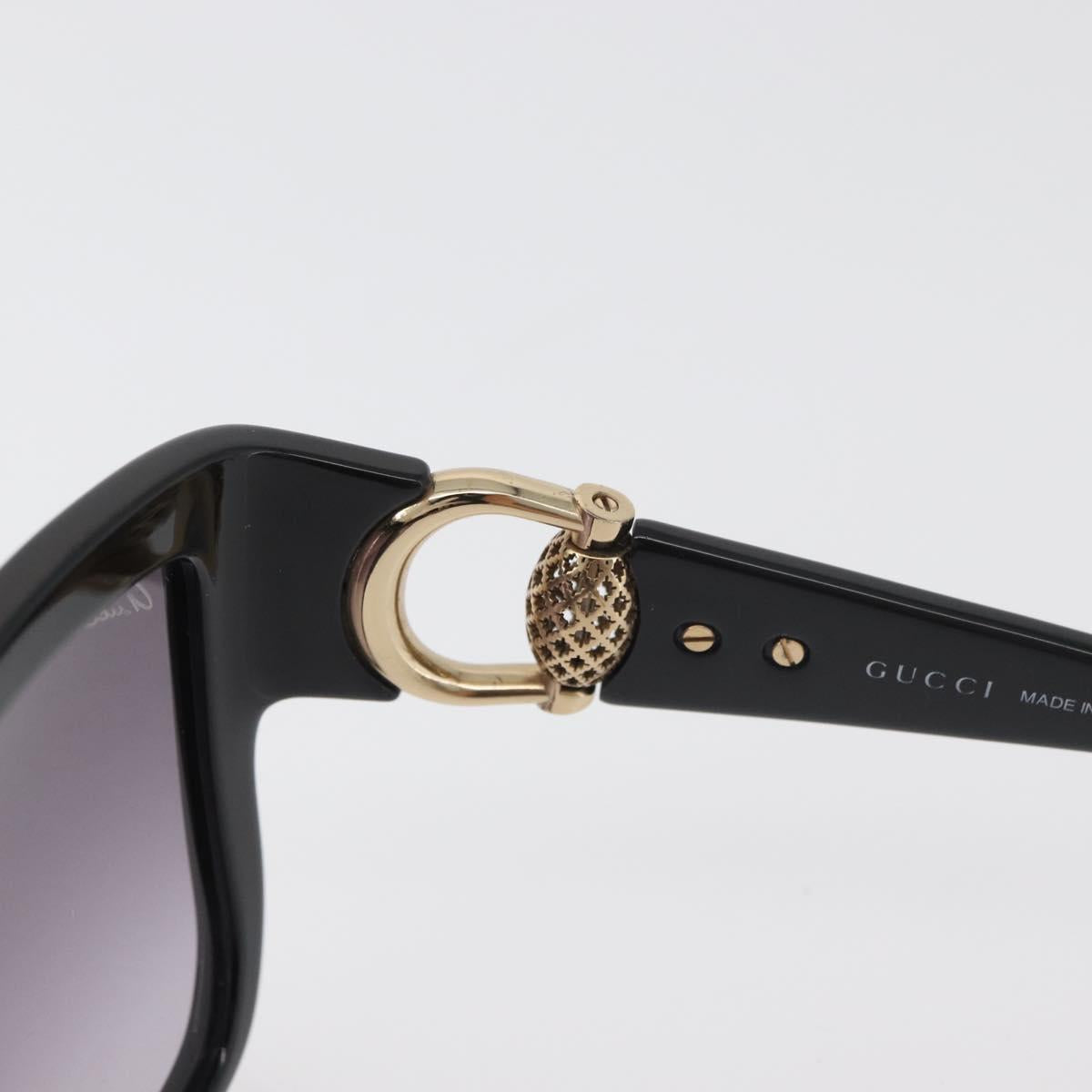 GUCCI Sunglasses plastic Black GG3727 Auth hk3699A