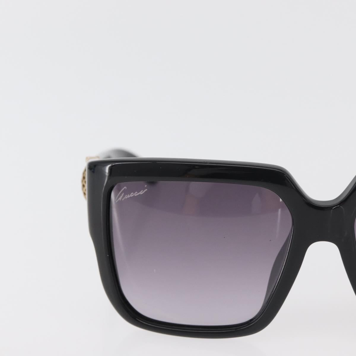 GUCCI Sunglasses plastic Black GG3727 Auth hk3699A