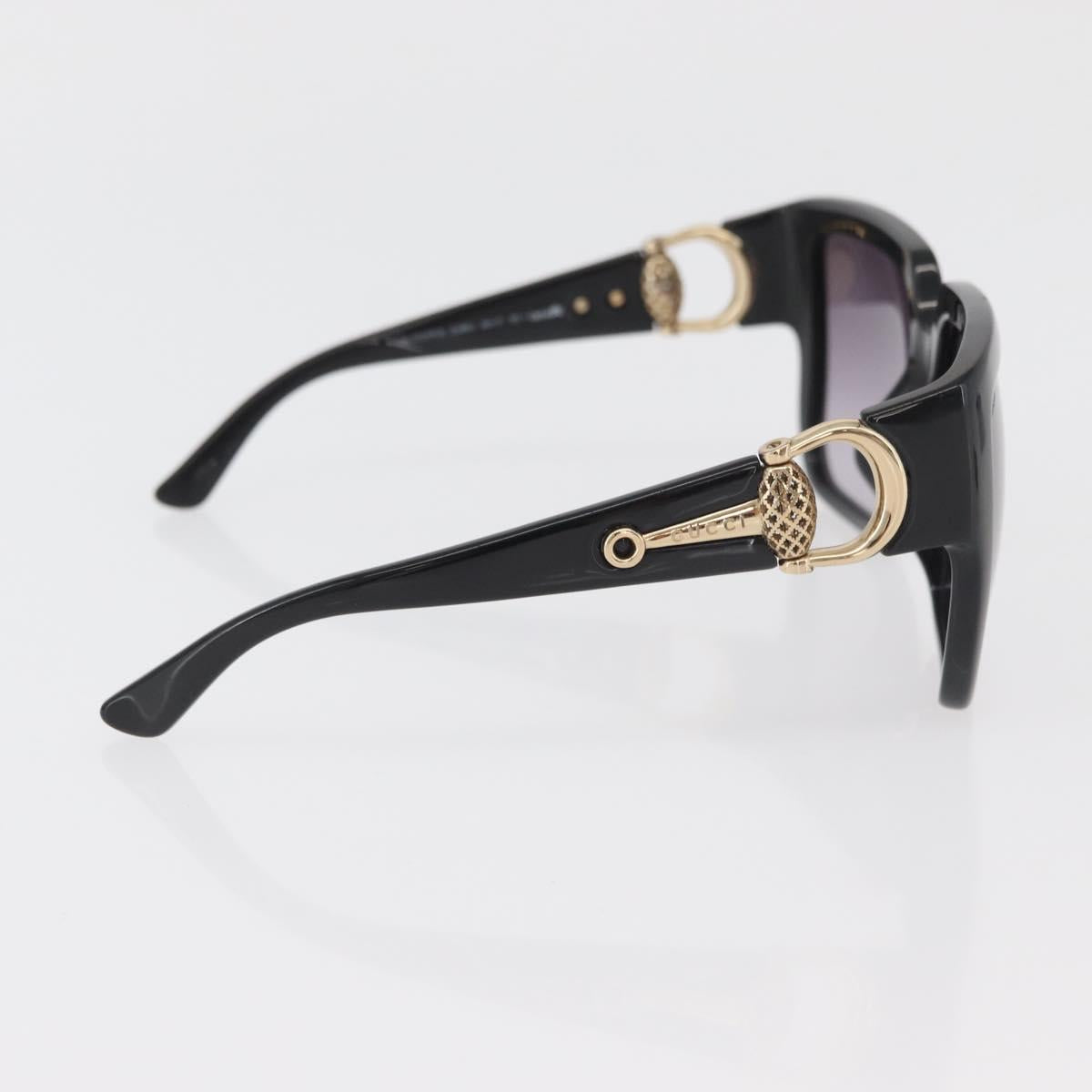 GUCCI Sunglasses plastic Black GG3727 Auth hk3699A
