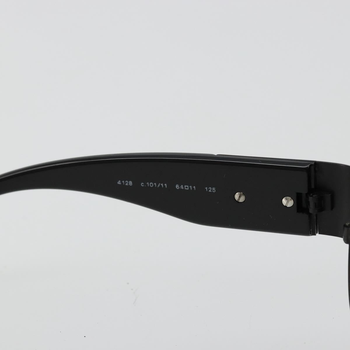 CHANEL Sunglasses plastic Black 4128 CC Auth hk3744A