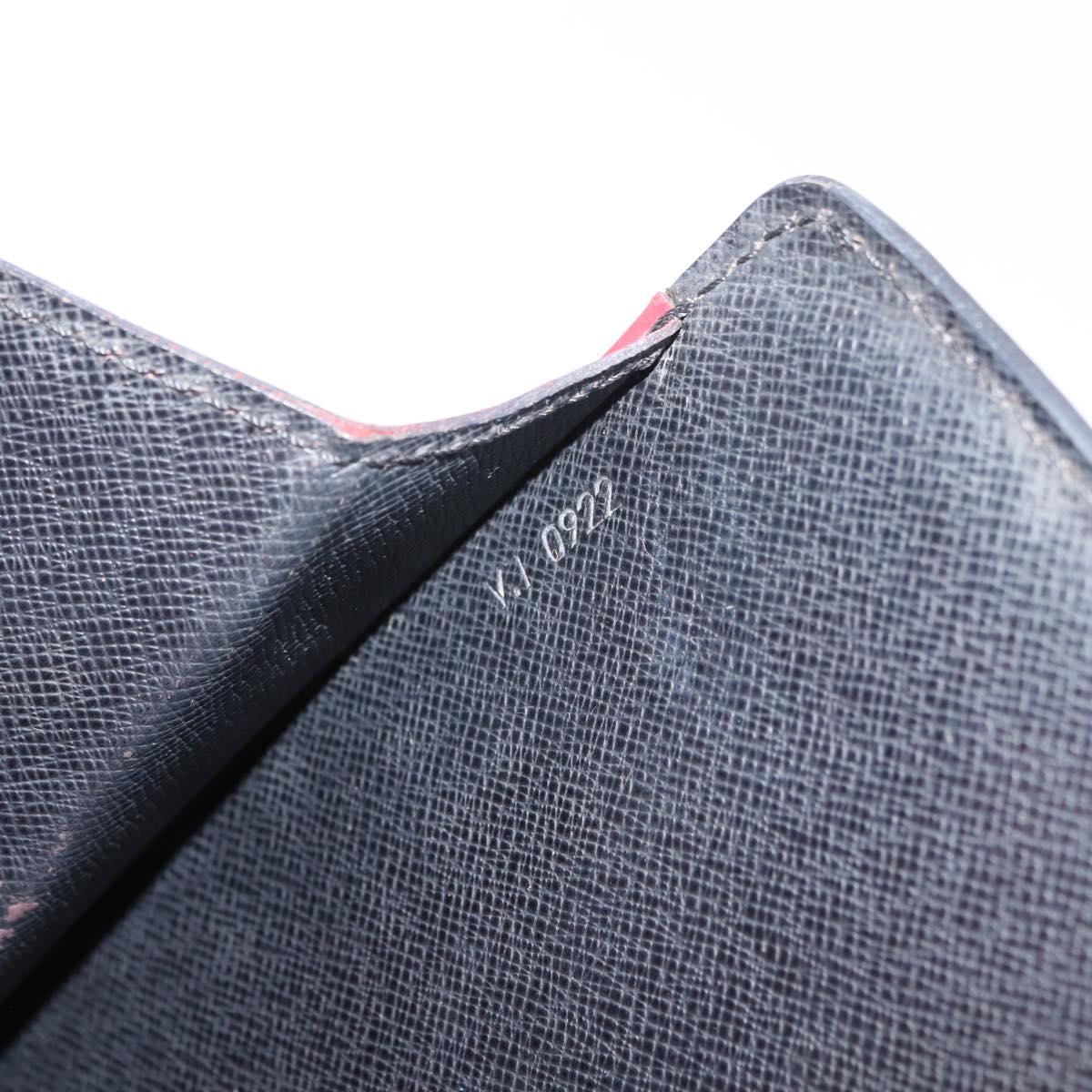 LOUIS VUITTON Epi Bicolor Varenne Hand Bag Black Red M52387 LV Auth hk3749