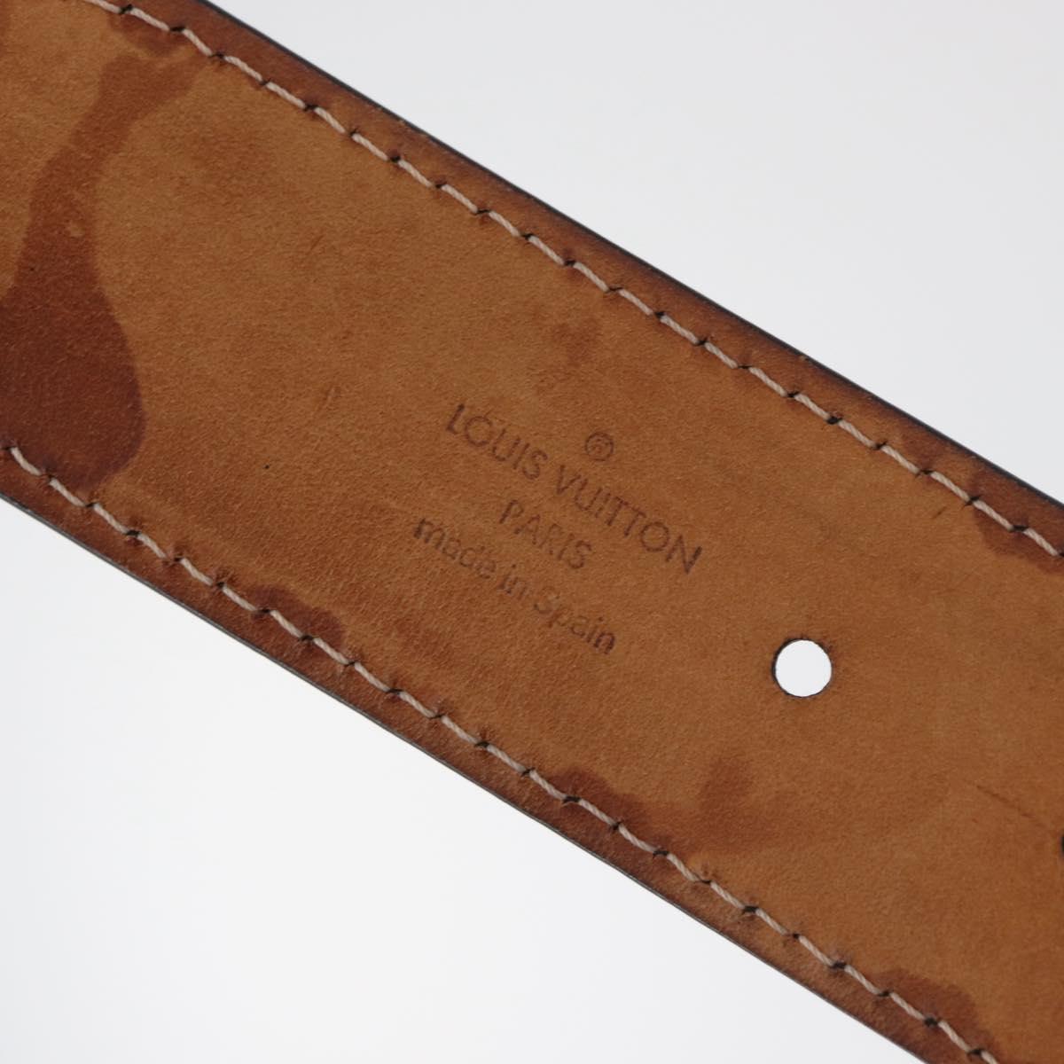 LOUIS VUITTON Monogram Perfo Ceinture Perfo Belt Leather M6931Q LV Auth hk3751