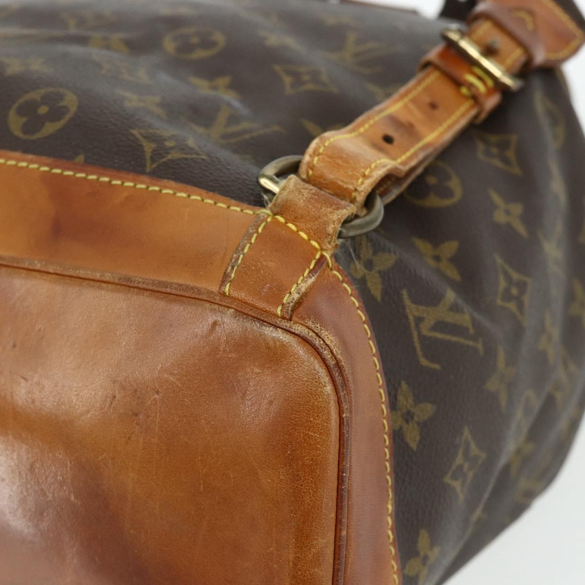 LOUIS VUITTON Monogram Montsouris GM Backpack M51135 LV Auth hk3755