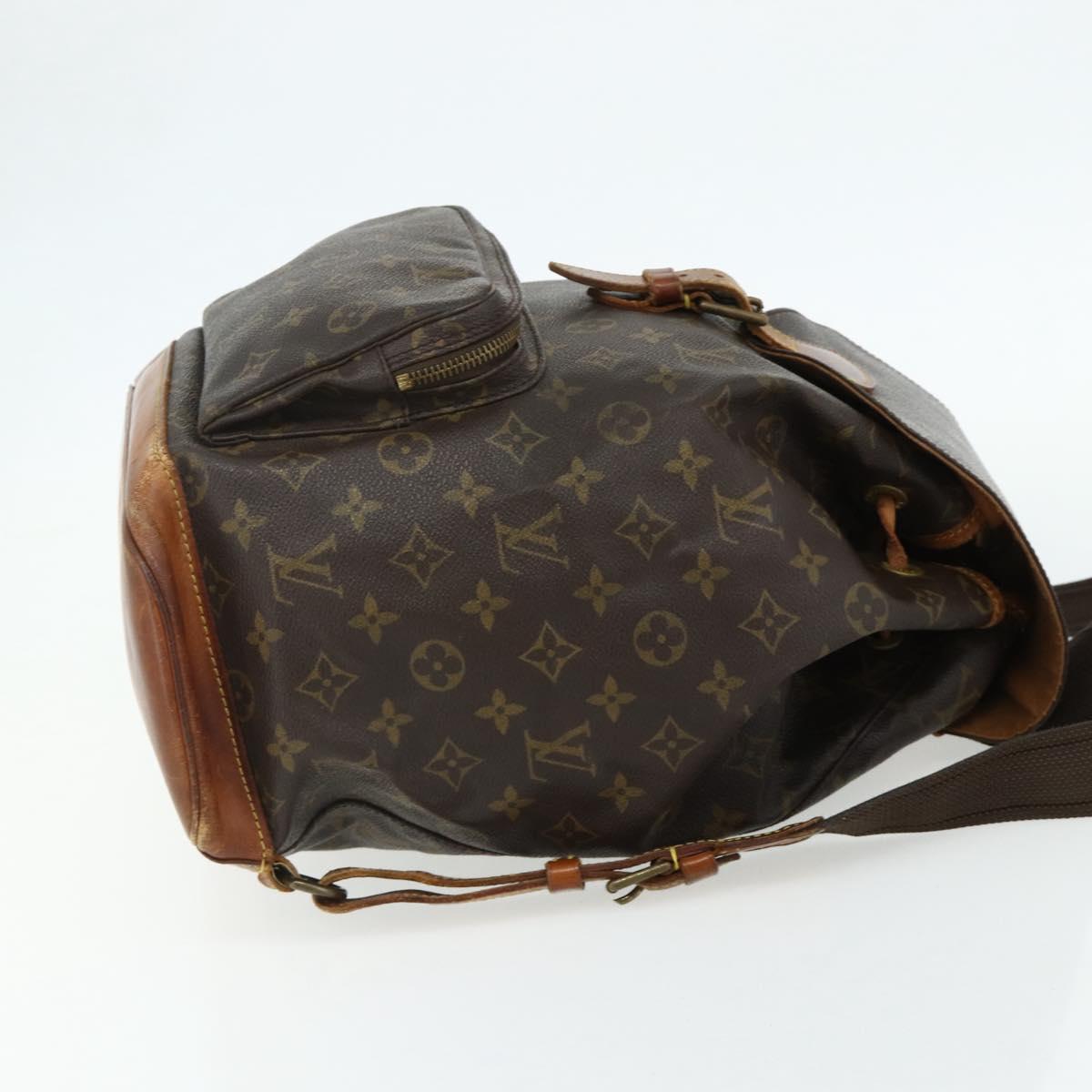 LOUIS VUITTON Monogram Montsouris GM Backpack M51135 LV Auth hk3755