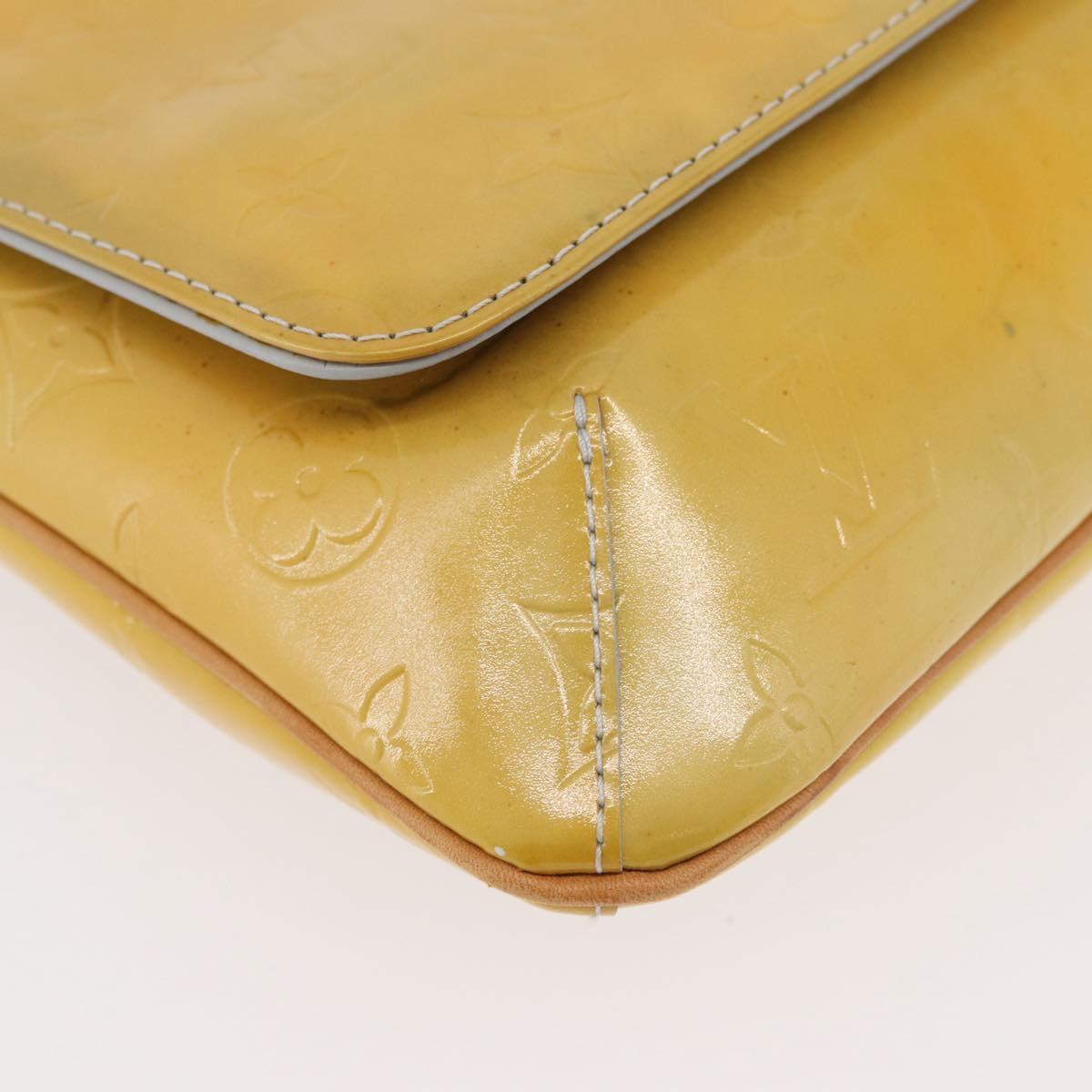 LOUIS VUITTON Monogram Vernis Thompson Street Bag Gris M91008 LV Auth hk3758