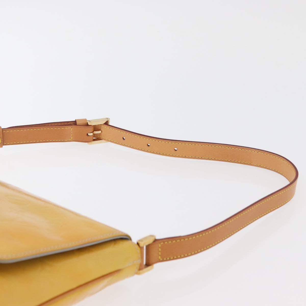LOUIS VUITTON Monogram Vernis Thompson Street Bag Gris M91008 LV Auth hk3758