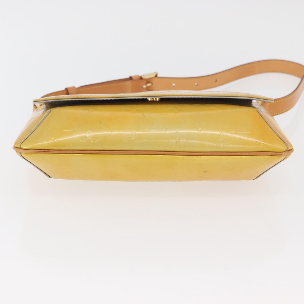 LOUIS VUITTON Monogram Vernis Thompson Street Bag Gris M91008 LV Auth hk3758