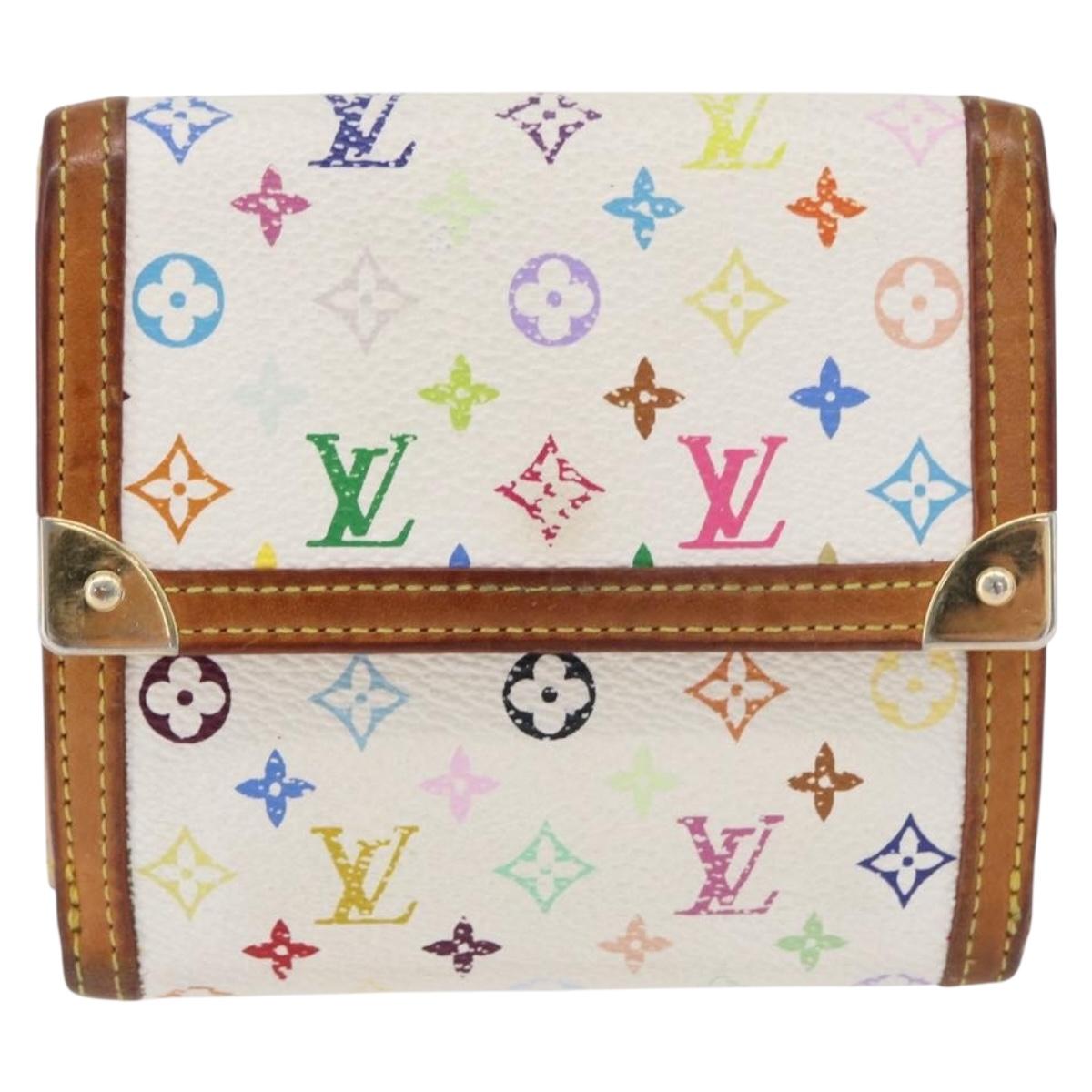 LOUIS VUITTON Multicolor Porte Monnaie Billets Cartes Credit M92983 Auth hk3761