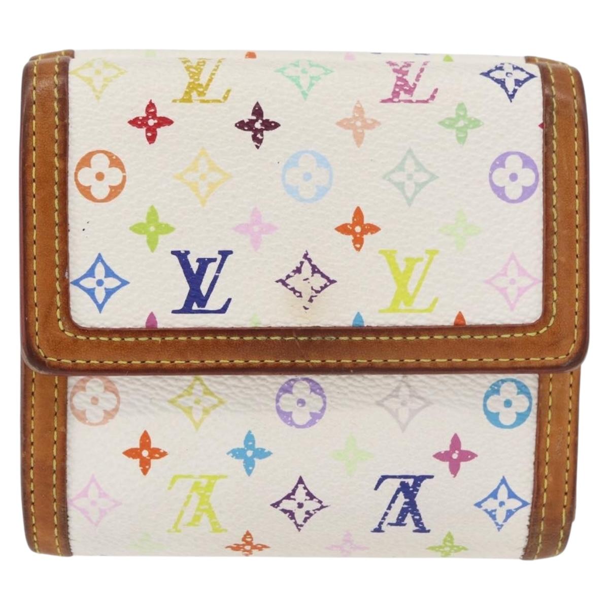 LOUIS VUITTON Multicolor Porte Monnaie Billets Cartes Credit M92983 Auth hk3761