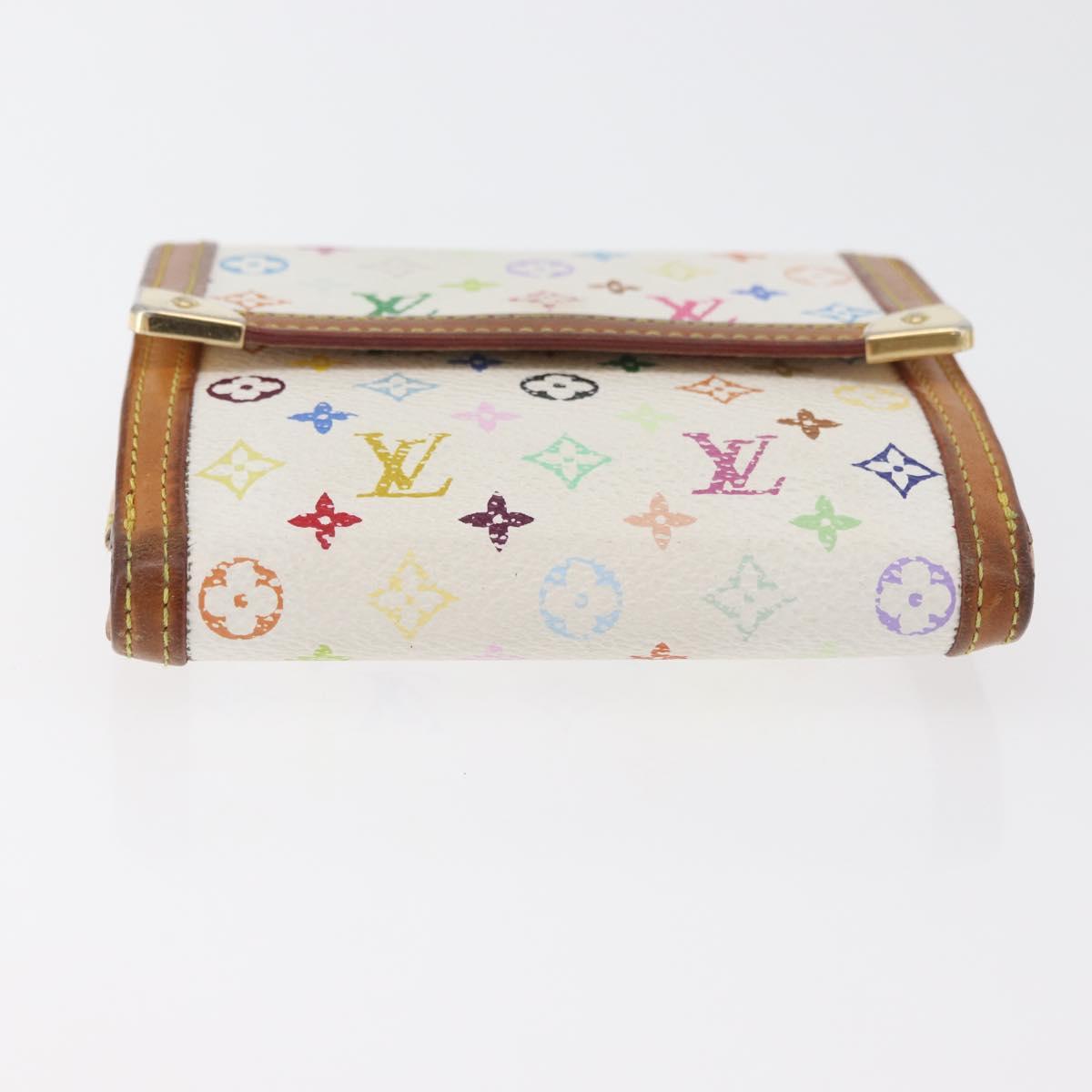 LOUIS VUITTON Multicolor Porte Monnaie Billets Cartes Credit M92983 Auth hk3761