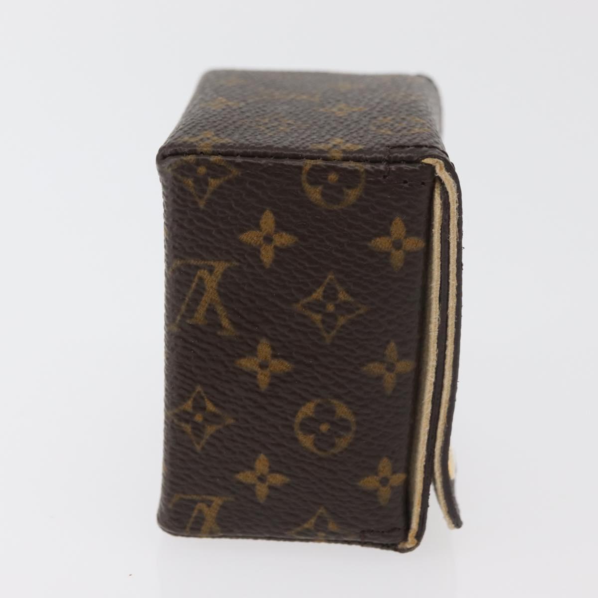 LOUIS VUITTON Monogram Jewelry case Jewelry Box LV Auth hk3762A