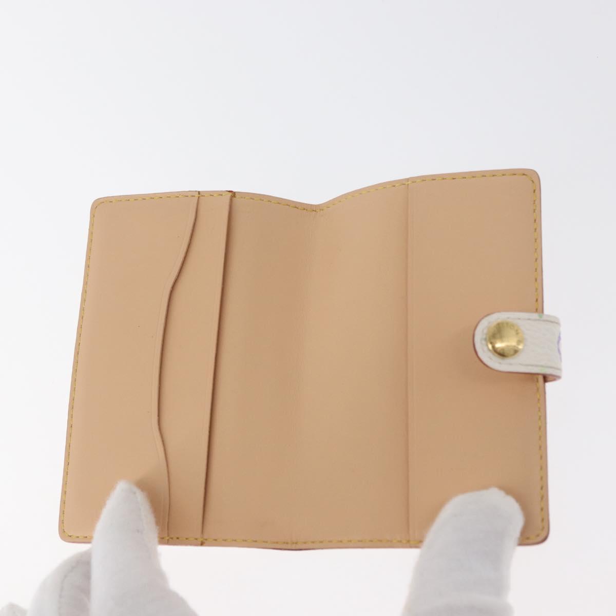 LOUIS VUITTON Monogram Multicolor Agenda Mini Cover White M92653 LV Auth hk3765A