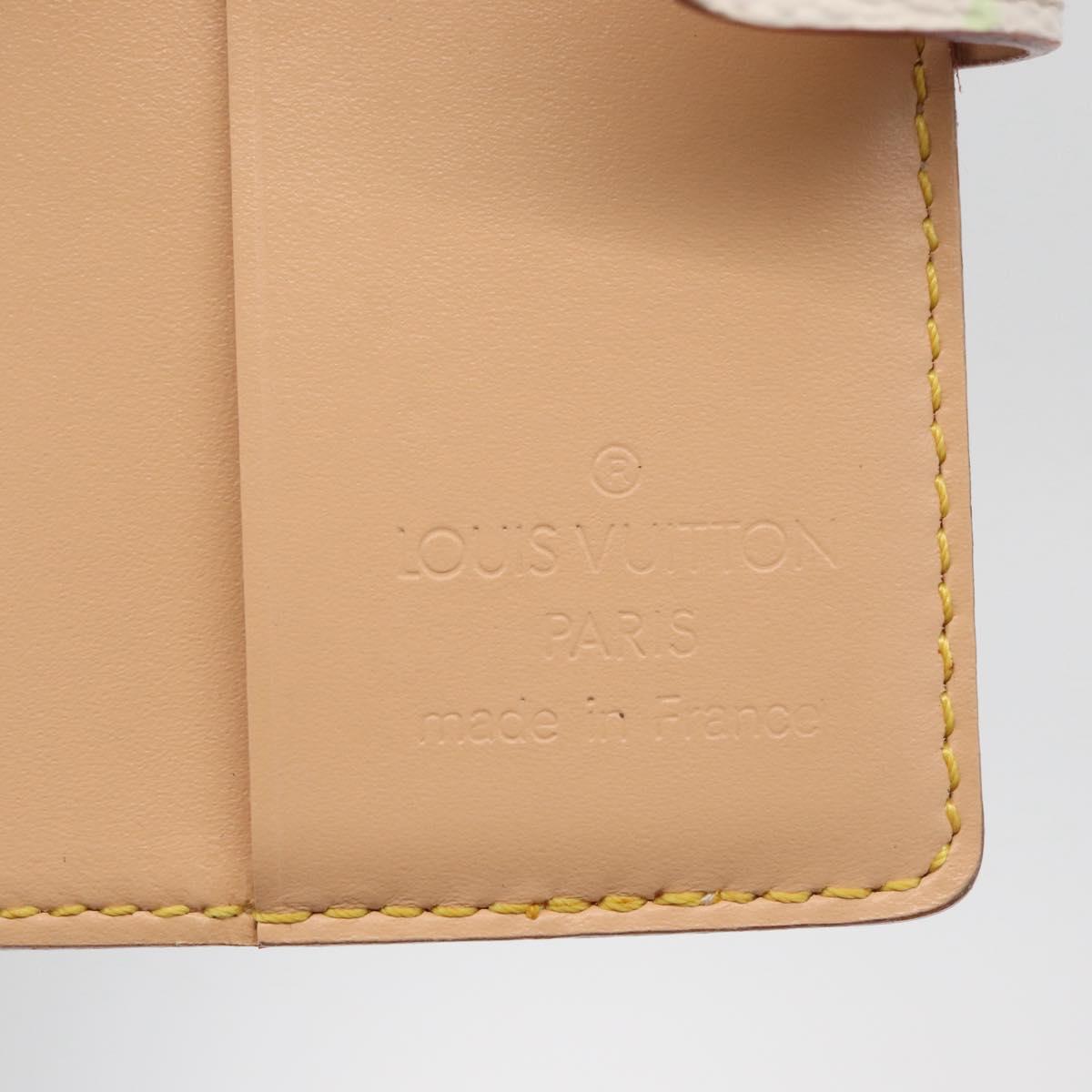 LOUIS VUITTON Monogram Multicolor Agenda Mini Cover White M92653 LV Auth hk3765A