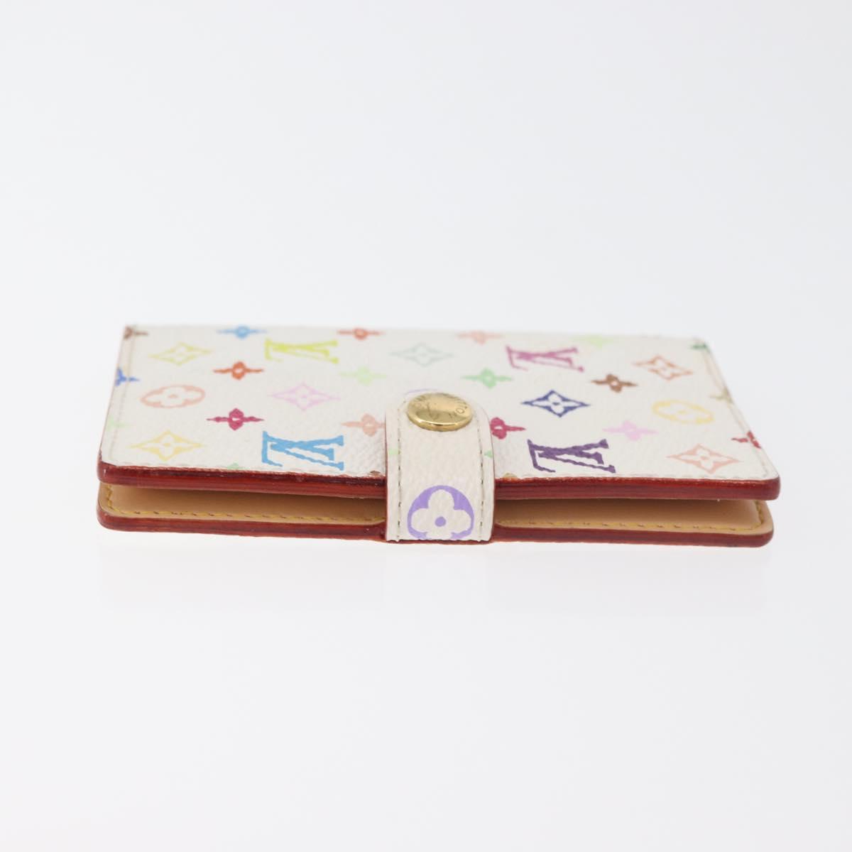 LOUIS VUITTON Monogram Multicolor Agenda Mini Cover White M92653 LV Auth hk3765A