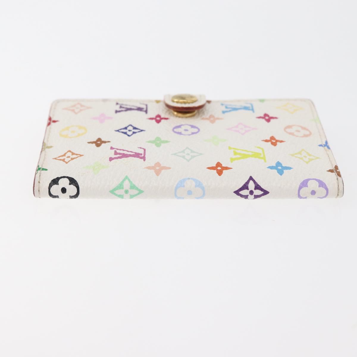 LOUIS VUITTON Monogram Multicolor Agenda Mini Cover White M92653 LV Auth hk3765A