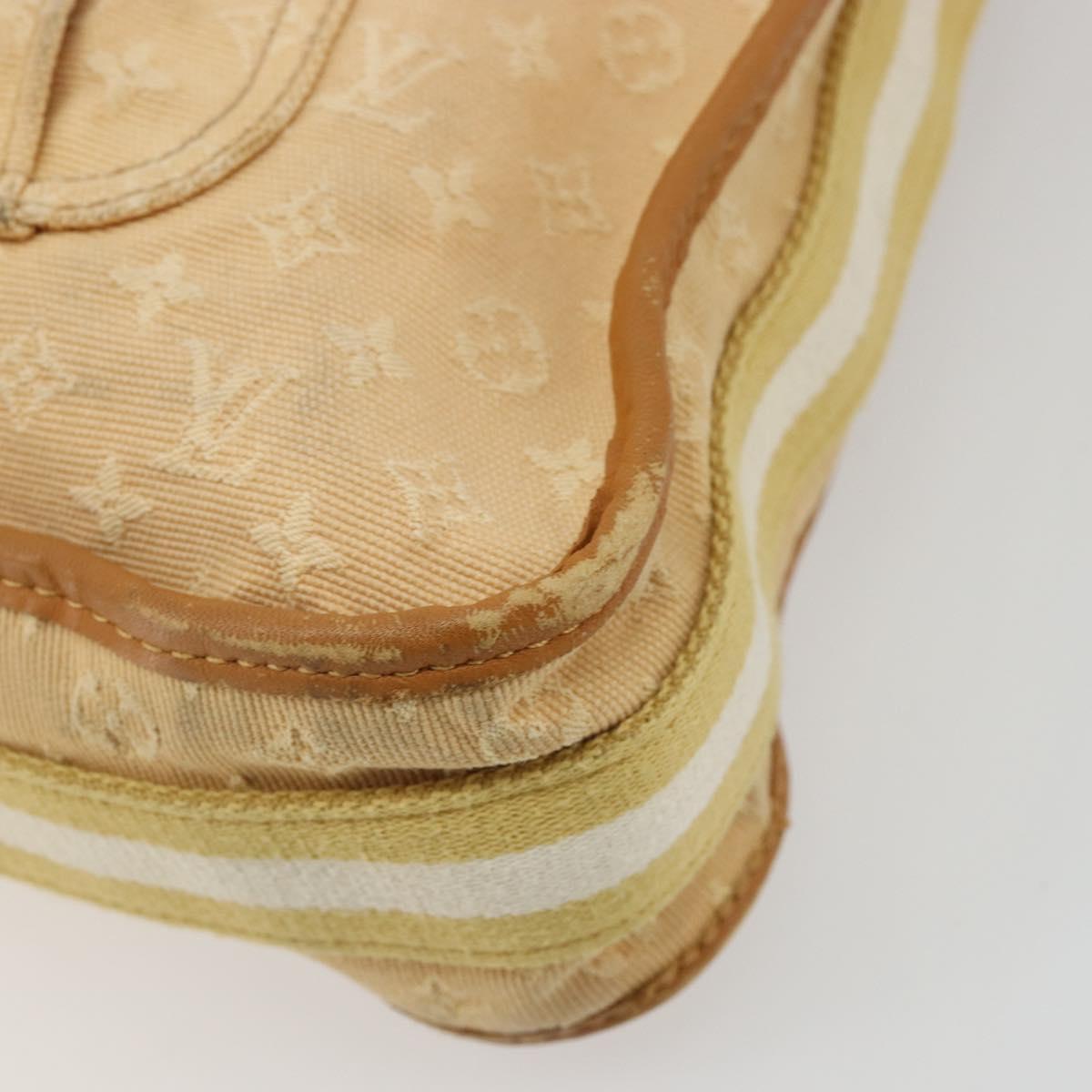 LOUIS VUITTON Monogram Mini Buzas Marie Kate Bag Beige M92323 LV Auth hk3766
