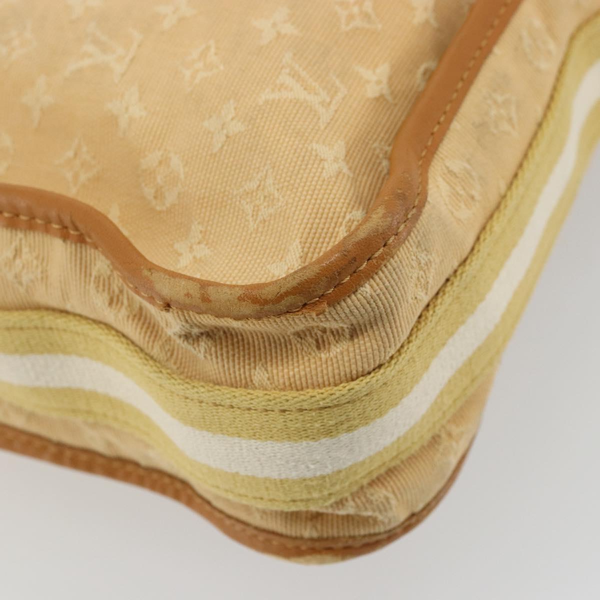 LOUIS VUITTON Monogram Mini Buzas Marie Kate Bag Beige M92323 LV Auth hk3766