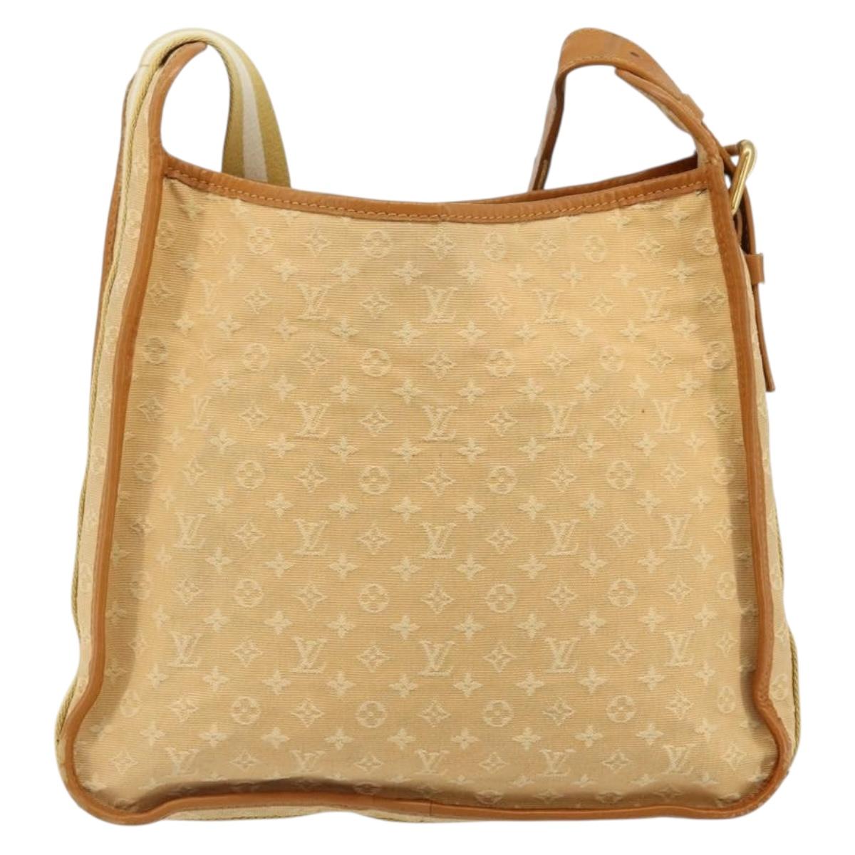 LOUIS VUITTON Monogram Mini Buzas Marie Kate Bag Beige M92323 LV Auth hk3766