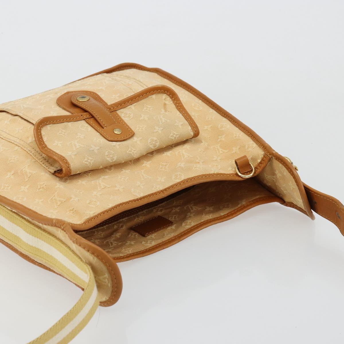 LOUIS VUITTON Monogram Mini Buzas Marie Kate Bag Beige M92323 LV Auth hk3766