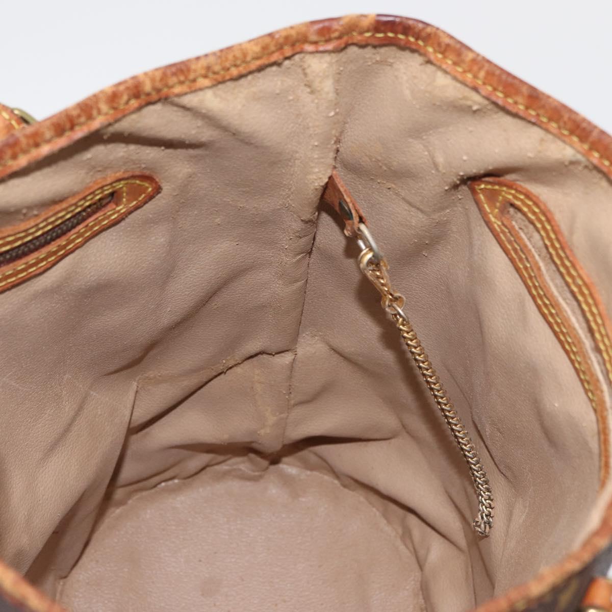 LOUIS VUITTON Monogram Bucket GM Shoulder Bag M42236 LV Auth hk3770