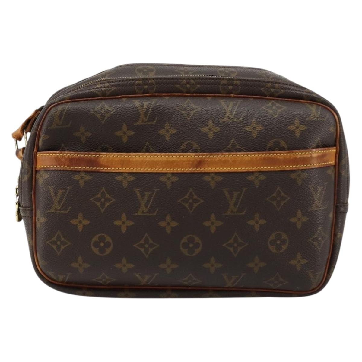LOUIS VUITTON Monogram Reporter PM Shoulder Bag M45254 LV Auth hk3772