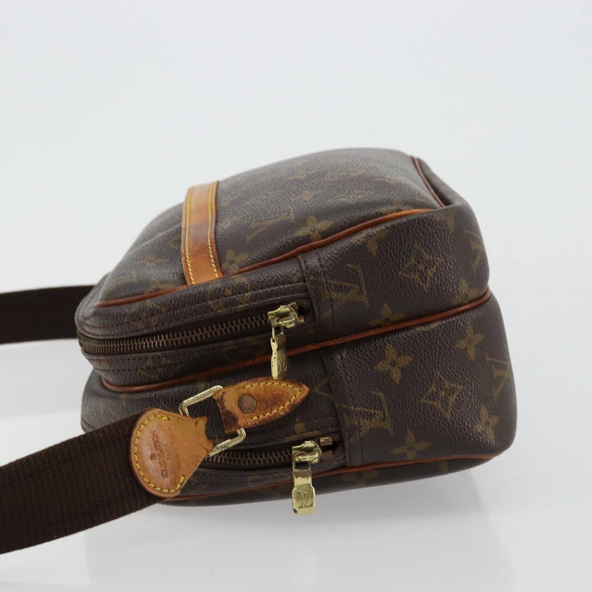LOUIS VUITTON Monogram Reporter PM Shoulder Bag M45254 LV Auth hk3772