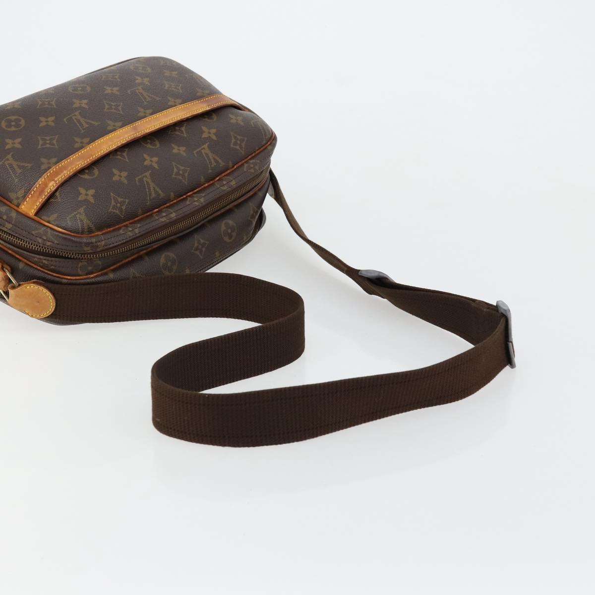 LOUIS VUITTON Monogram Reporter PM Shoulder Bag M45254 LV Auth hk3772
