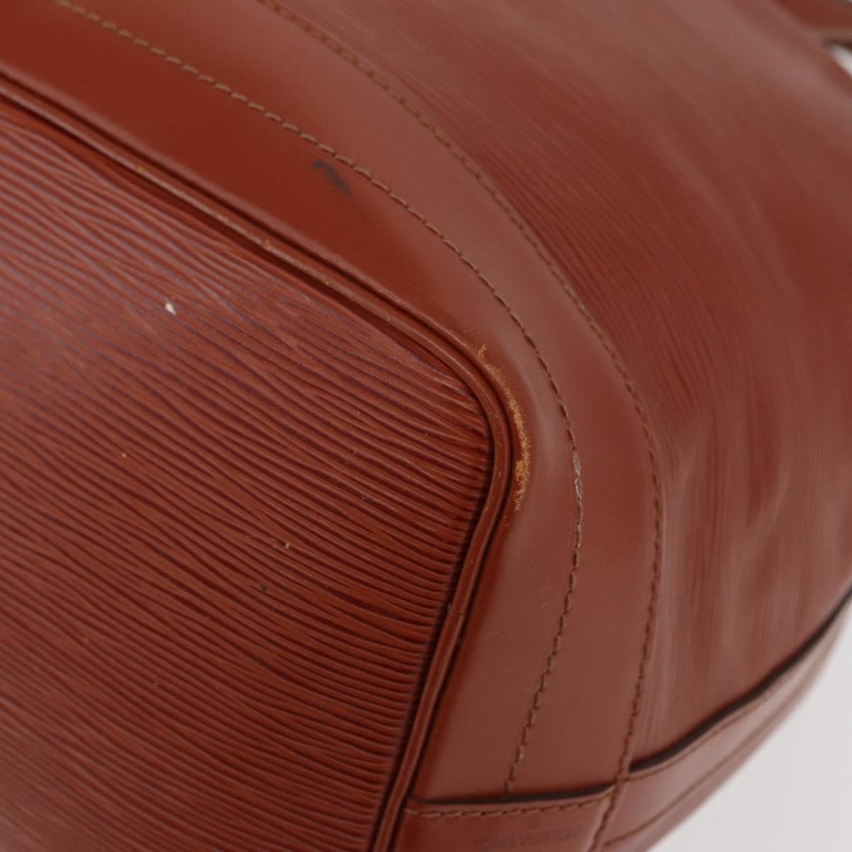 LOUIS VUITTON Epi Noe Shoulder Bag Brown M44028 LV Auth hk3774A