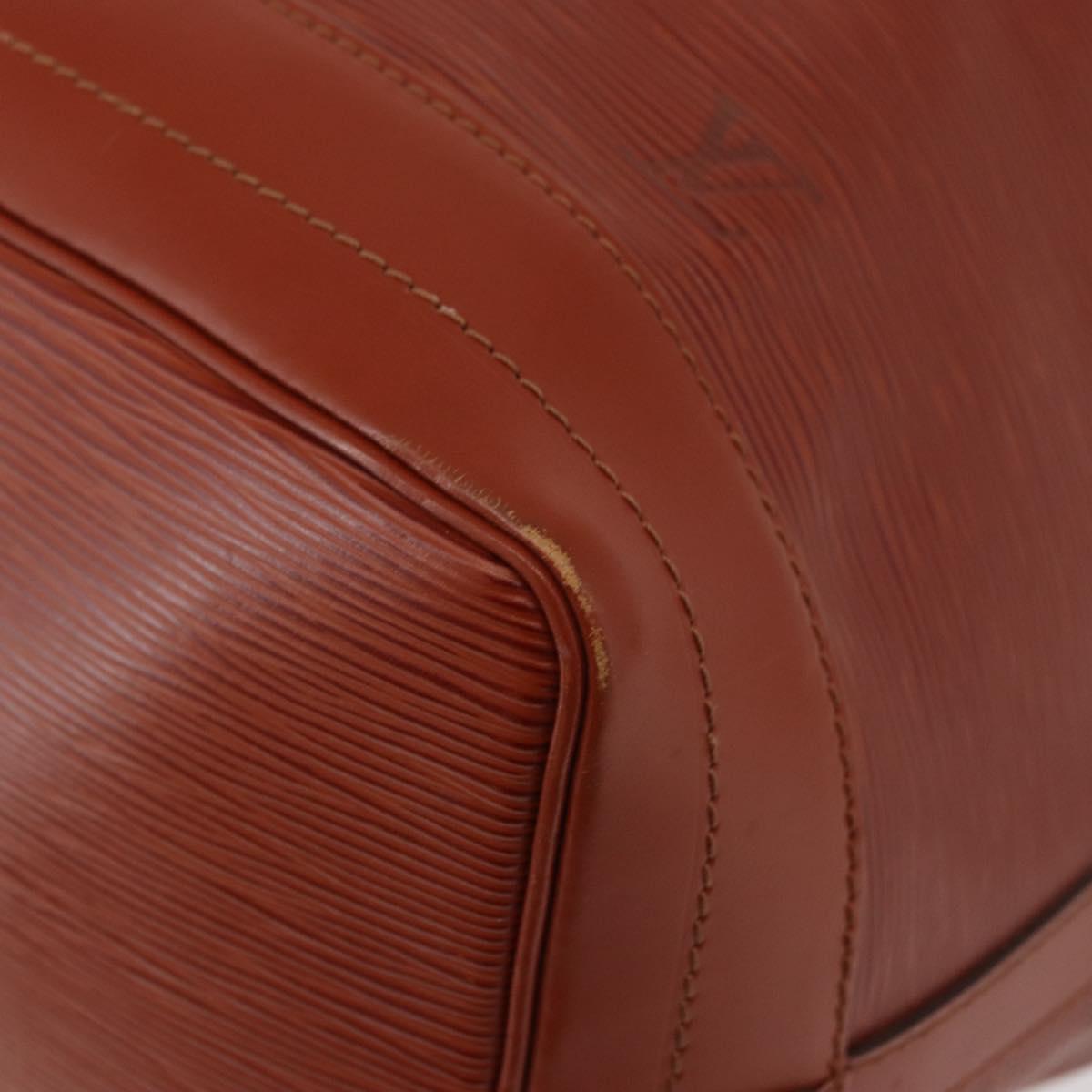 LOUIS VUITTON Epi Noe Shoulder Bag Brown M44028 LV Auth hk3774A