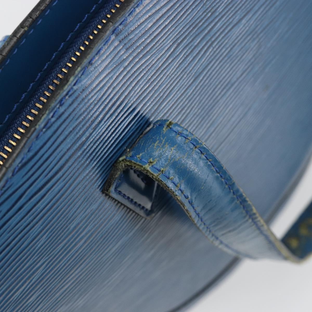 LOUIS VUITTON Epi Saint Jacques Shoulder Bag Blue M52275 LV Auth hk3825