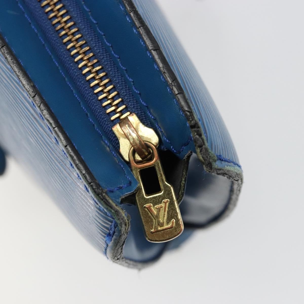 LOUIS VUITTON Epi Saint Jacques Shoulder Bag Blue M52275 LV Auth hk3825