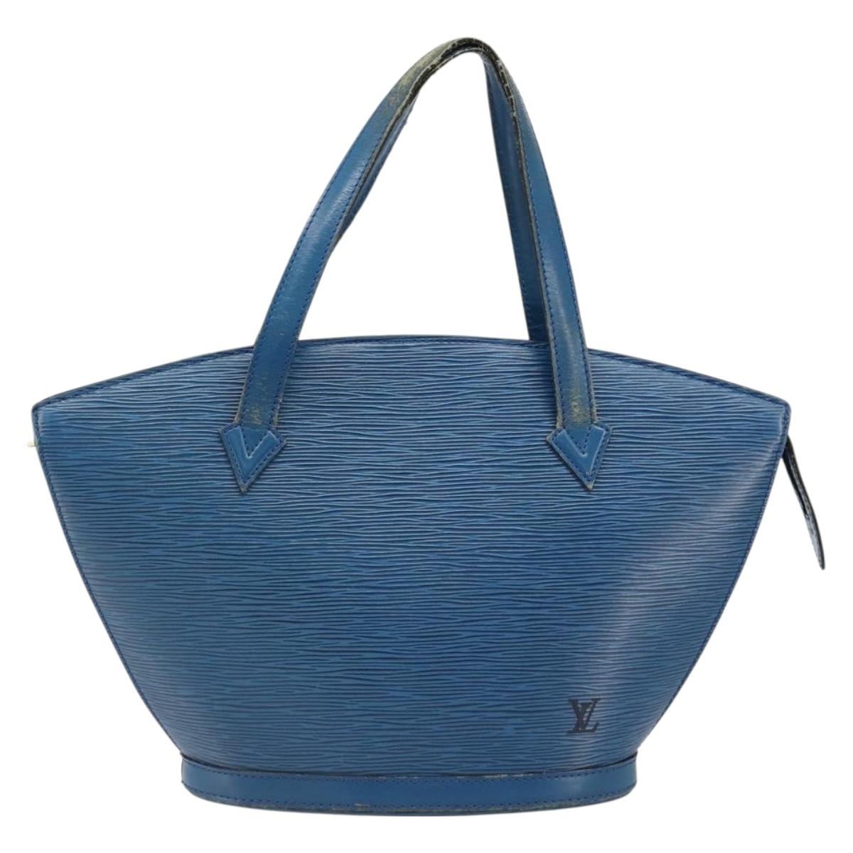 LOUIS VUITTON Epi Saint Jacques Shoulder Bag Blue M52275 LV Auth hk3825