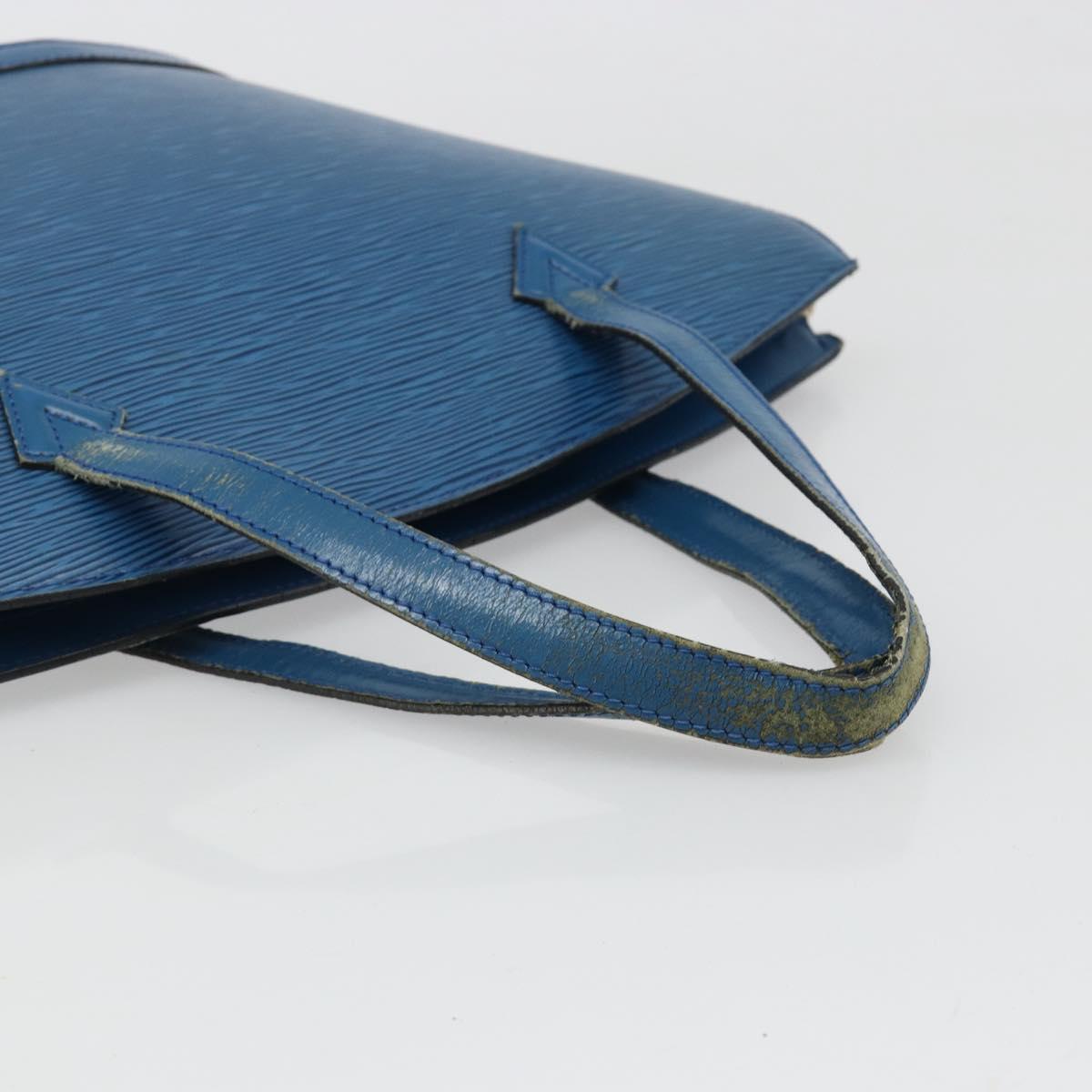 LOUIS VUITTON Epi Saint Jacques Shoulder Bag Blue M52275 LV Auth hk3825