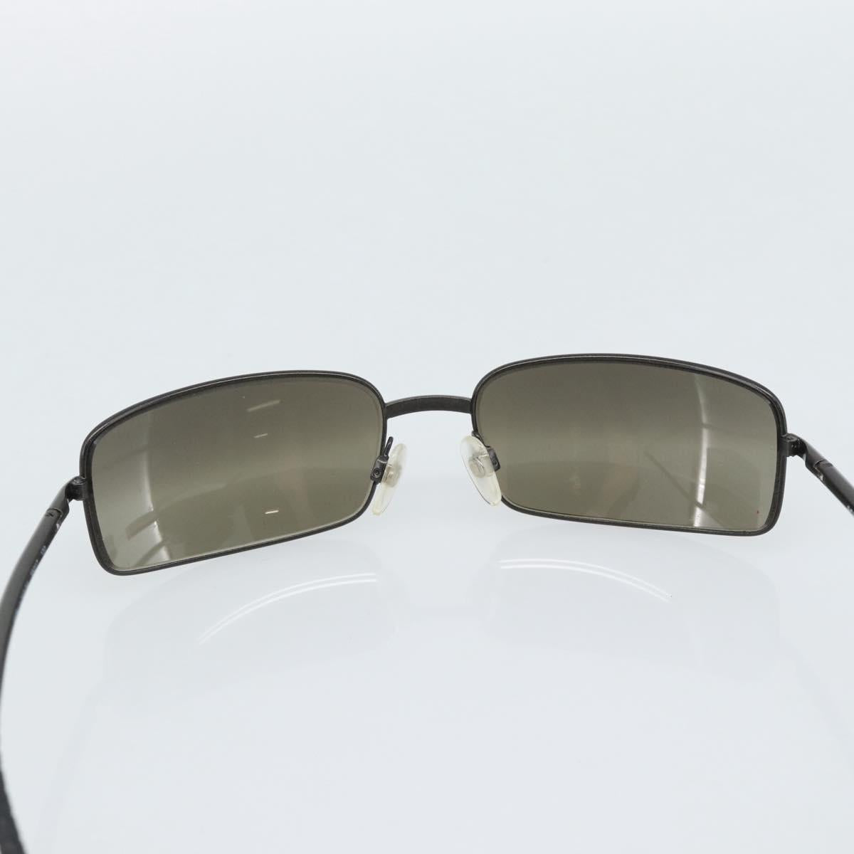 CHANEL Sunglasses Plastic Black CC Auth hk3829