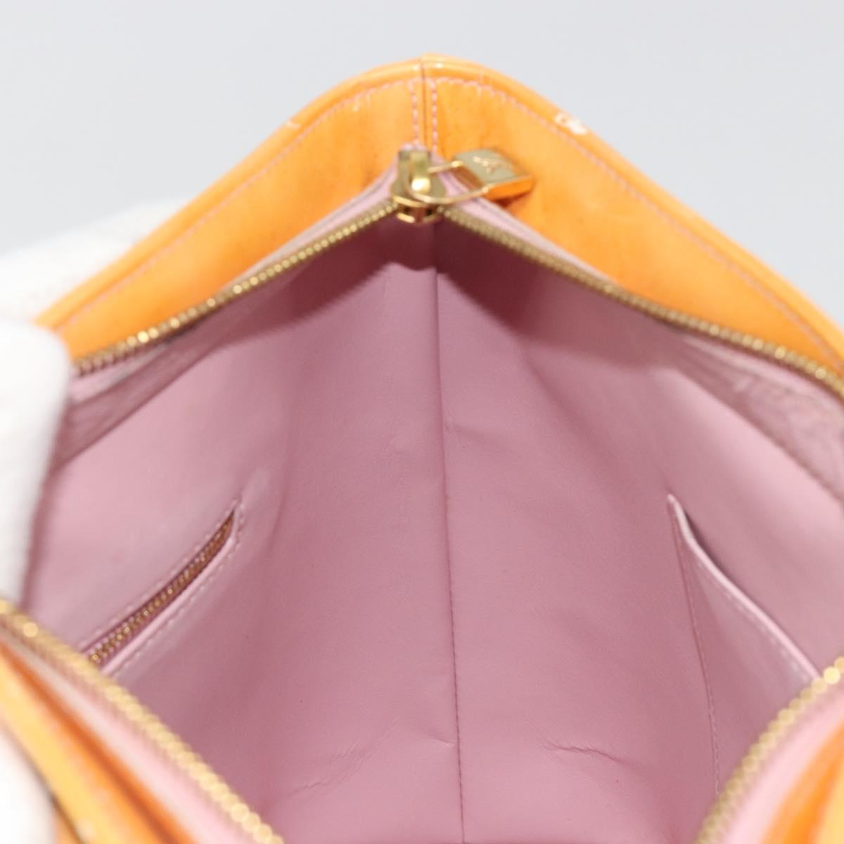 LOUIS VUITTON Monogram Vernis Houston Bag Marshmallow Pink M91302 LV Auth hk3836