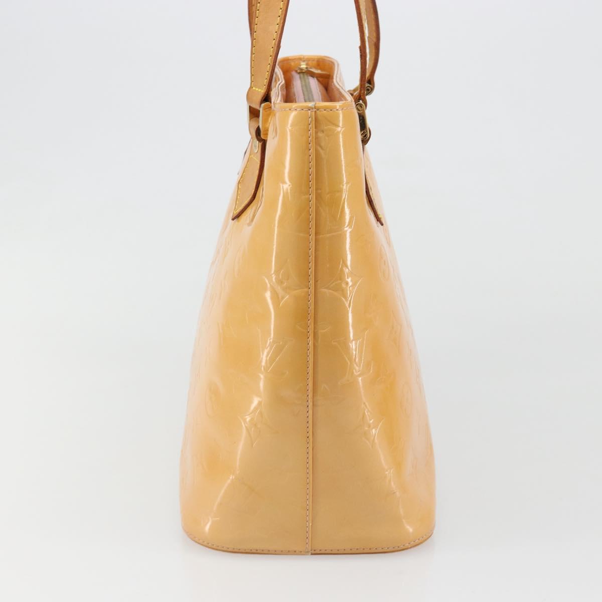 LOUIS VUITTON Monogram Vernis Houston Bag Marshmallow Pink M91302 LV Auth hk3836