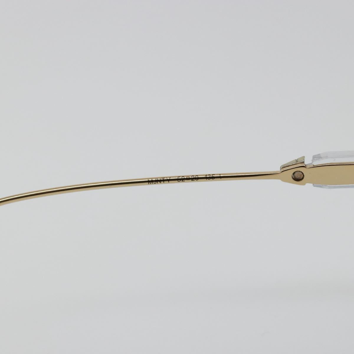 Christian Dior Sunglasses Plastic Gray Gold Silver Auth hk3838
