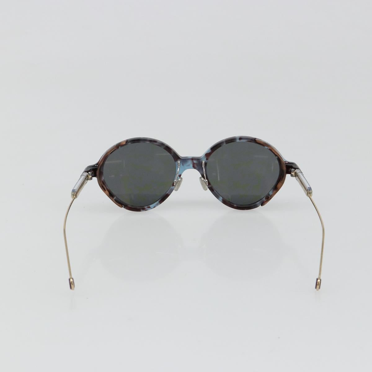 Christian Dior Sunglasses Plastic Gray Gold Silver Auth hk3838