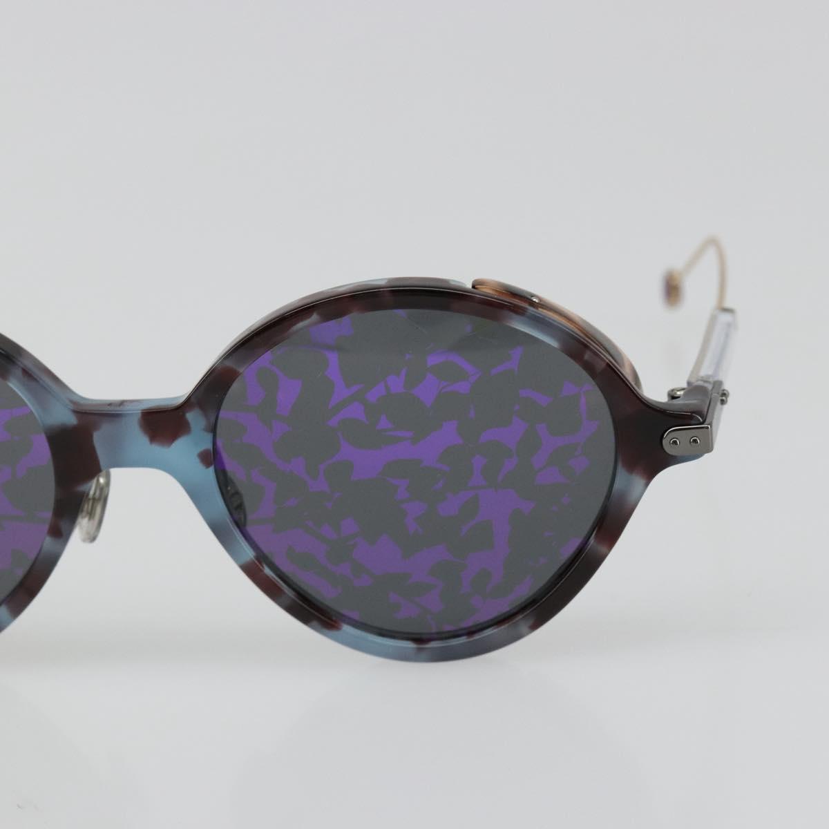 Christian Dior Sunglasses Plastic Gray Gold Silver Auth hk3838