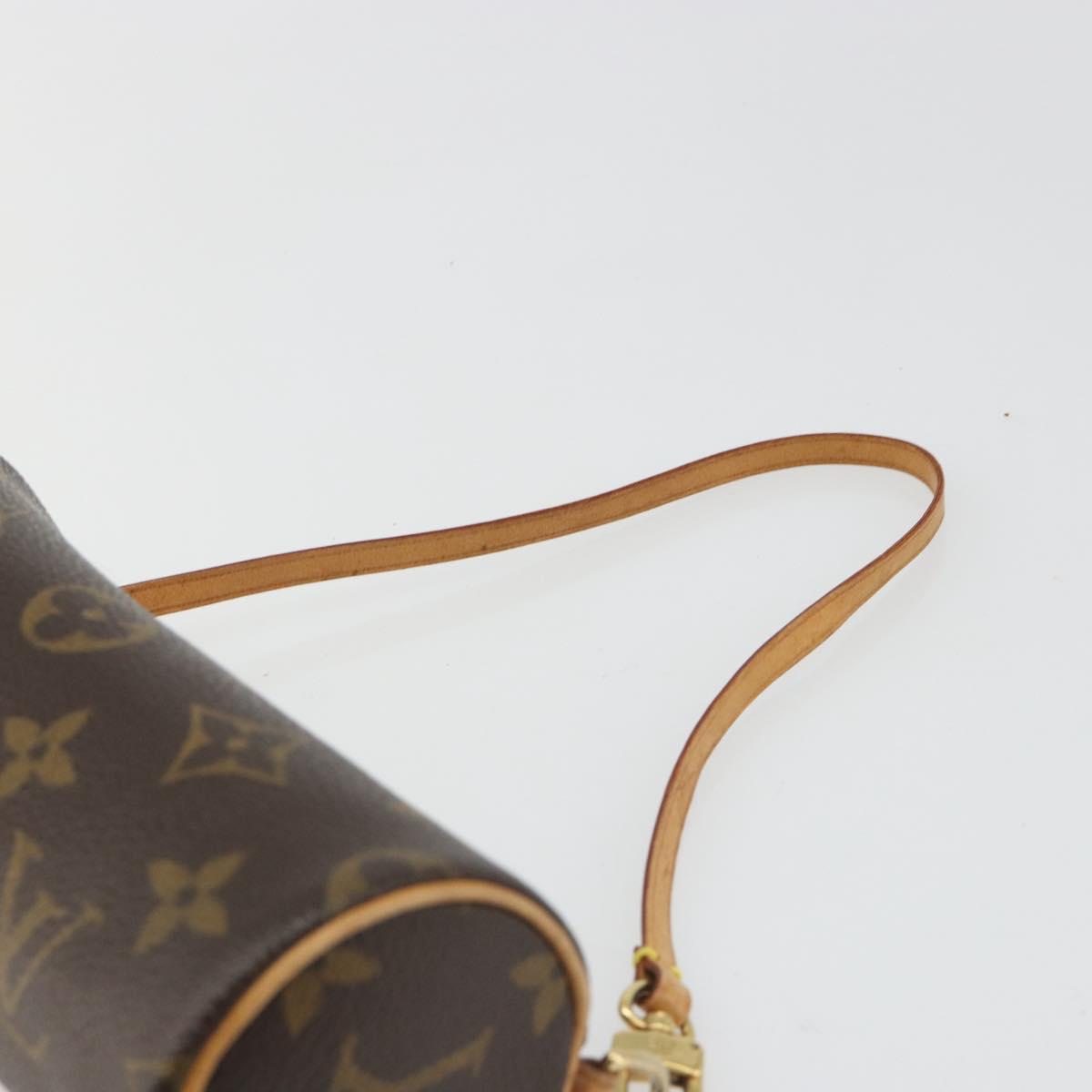 LOUIS VUITTON Monogram Papillon Pouch LV Auth hk3839