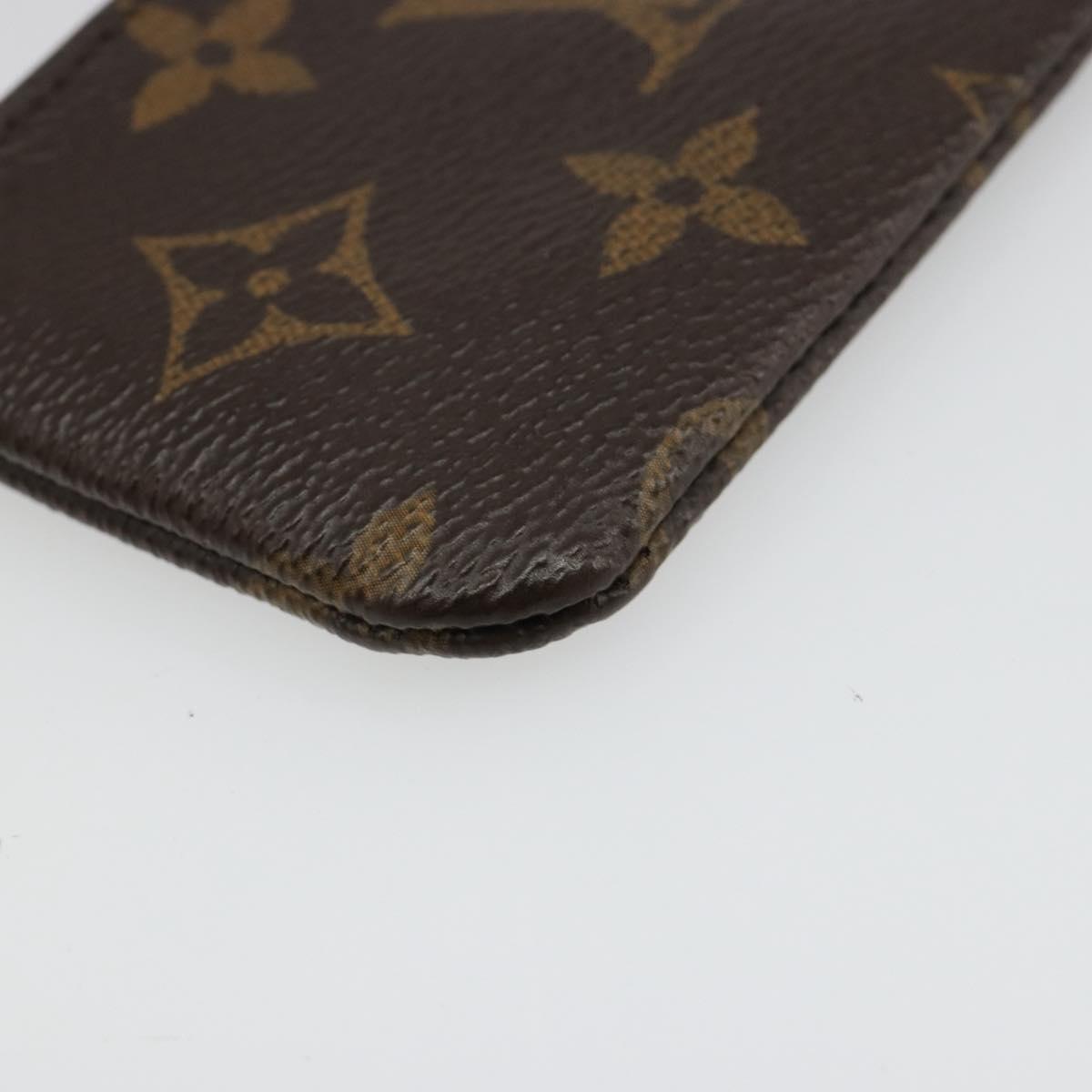 LOUIS VUITTON Monogram Pochette Cles Coin Purse M62650 LV Auth hk3841