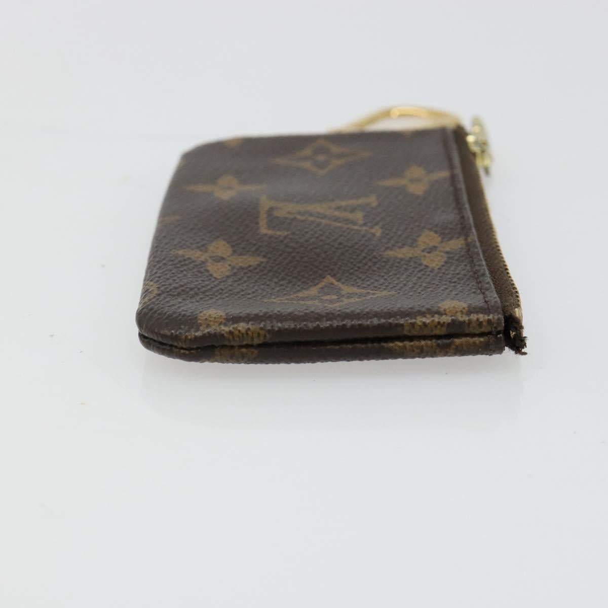 LOUIS VUITTON Monogram Pochette Cles Coin Purse M62650 LV Auth hk3841