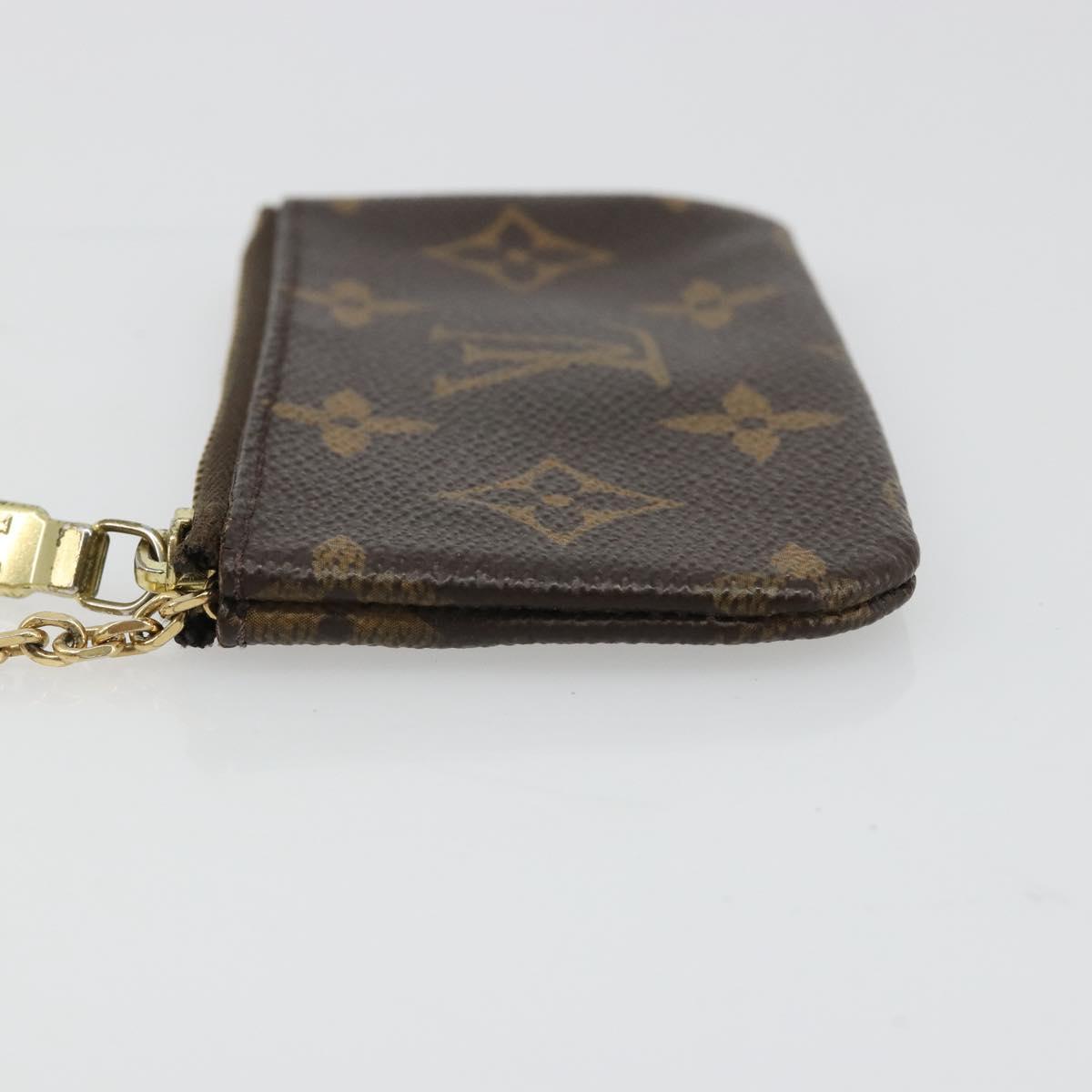 LOUIS VUITTON Monogram Pochette Cles Coin Purse M62650 LV Auth hk3841