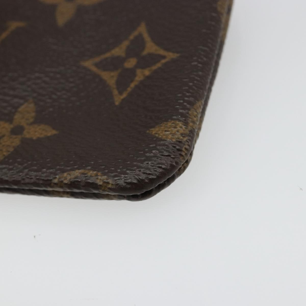 LOUIS VUITTON Monogram Pochette Cles Coin Purse M62650 LV Auth hk3841