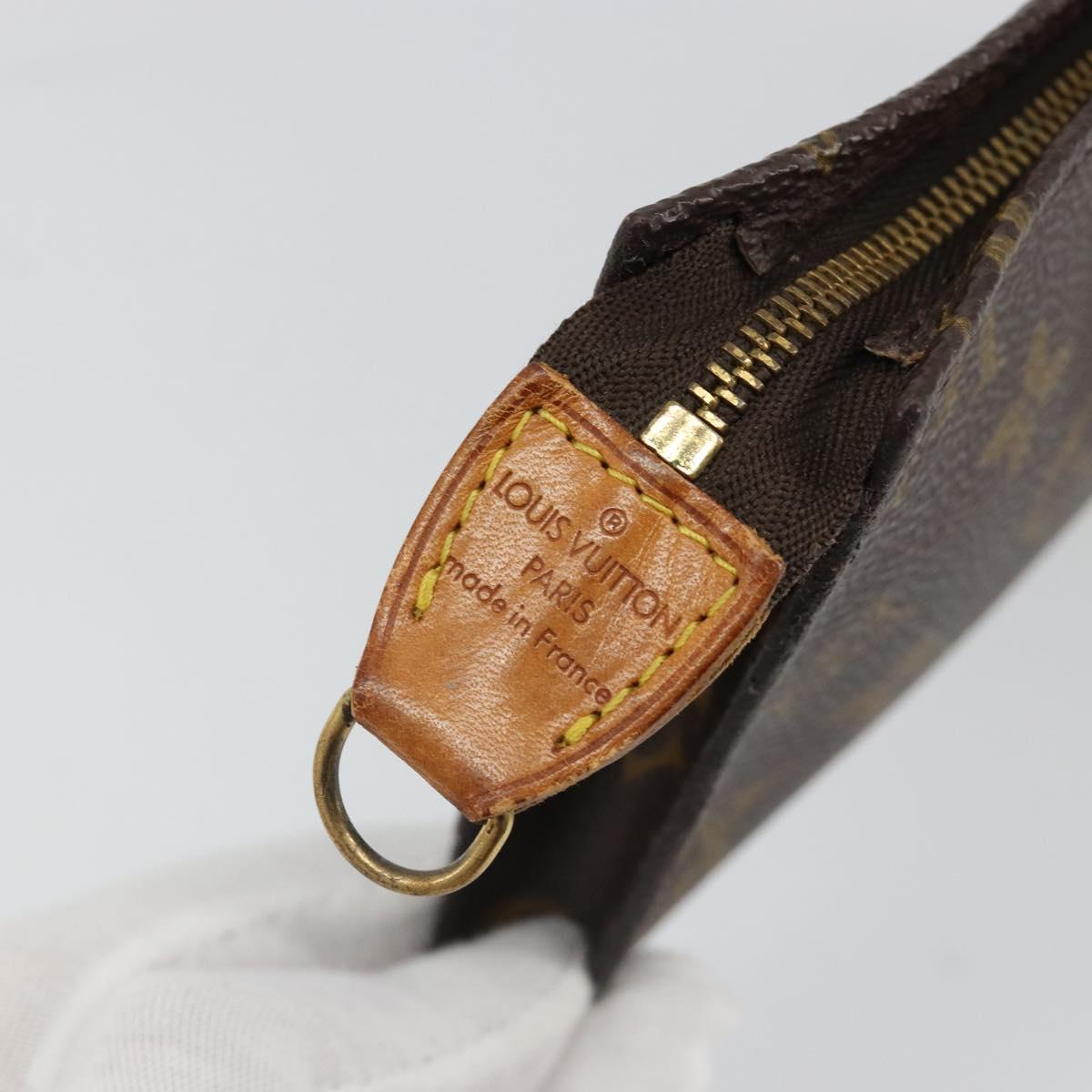 LOUIS VUITTON Monogram Bucket GM Accessory Pouch LV Auth hk3842