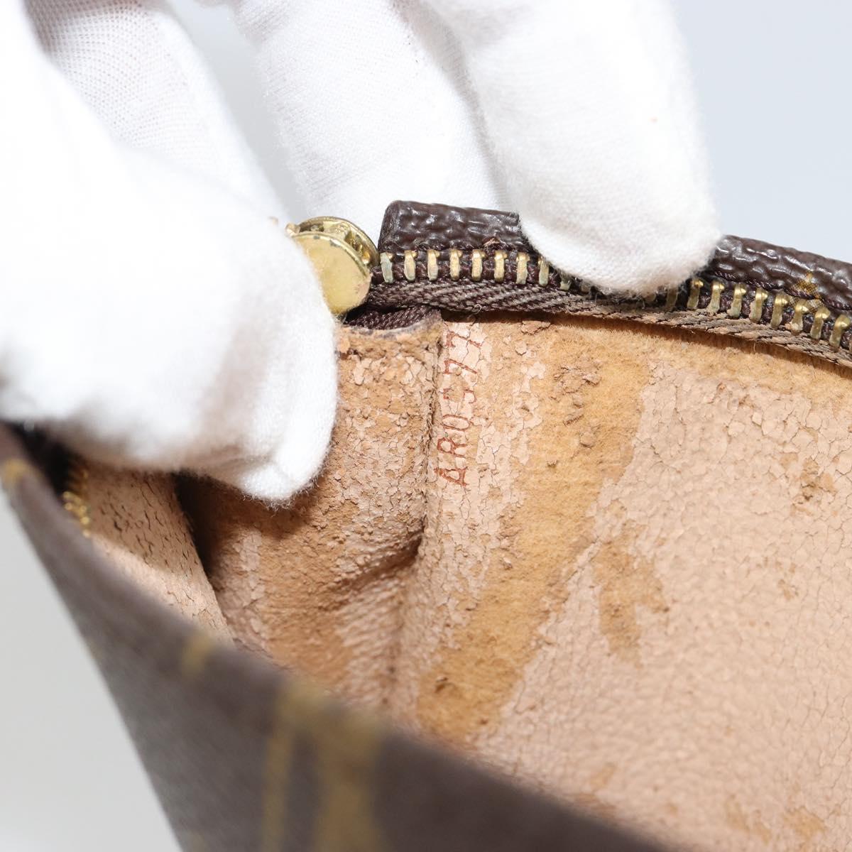 LOUIS VUITTON Monogram Bucket GM Accessory Pouch LV Auth hk3842