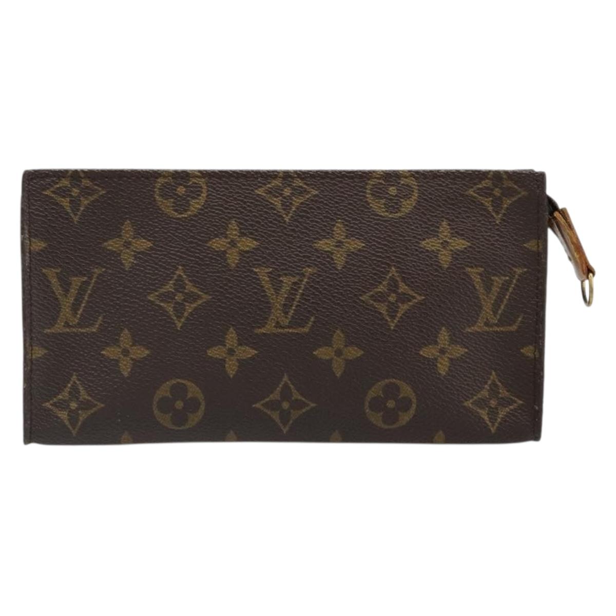 LOUIS VUITTON Monogram Bucket GM Accessory Pouch LV Auth hk3842