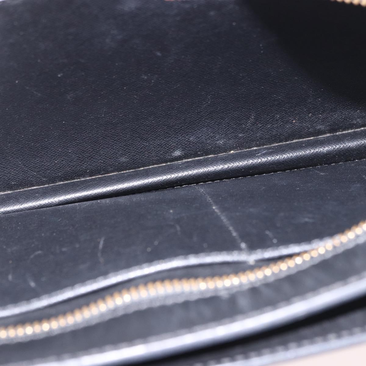 LOUIS VUITTON Epi Angian Shoulder Bag 2way Black M52112 LV Auth hk3850
