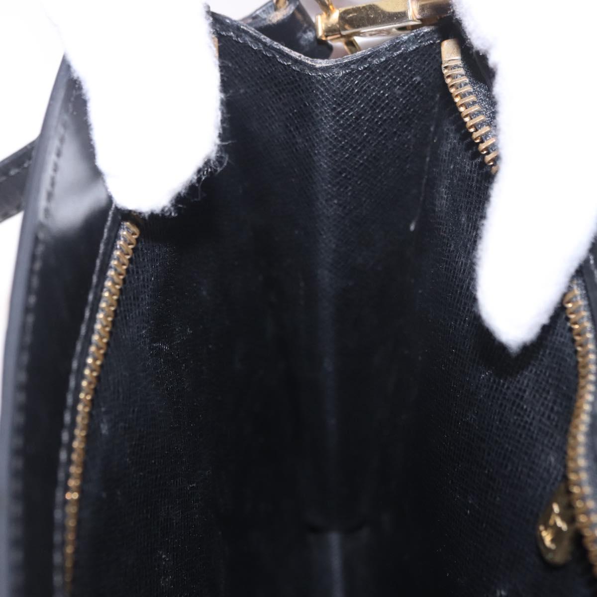 LOUIS VUITTON Epi Angian Shoulder Bag 2way Black M52112 LV Auth hk3850